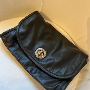Black Marc by Marc Jacobs clutch with twist-lock closure. Vintage. Rare.